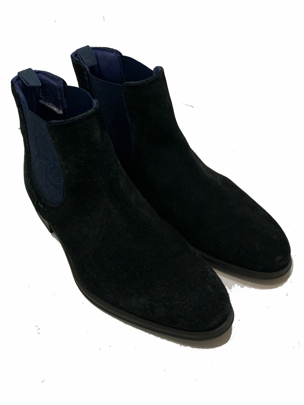 10.5 / Ted Baker Men's Black Suede Chelsea Boots